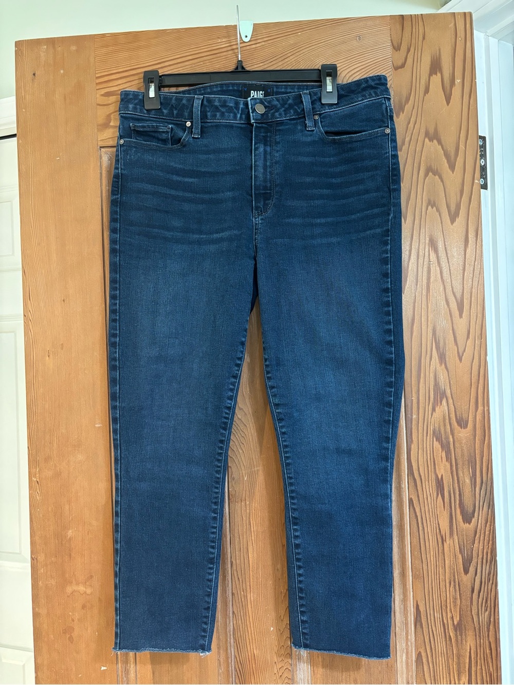 PAIGE Indigo Straight Ankle Jeans Size 32